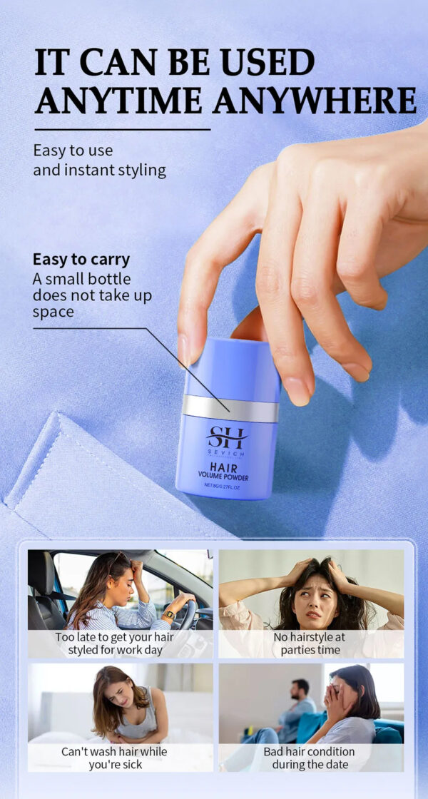 6 SEVICH New Hair Volume Powder For Women Fluffy Increase Hair